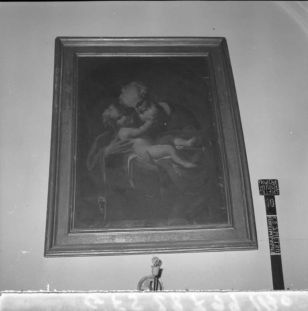 S. Giuseppe con Gesù Bambino (dipinto) - ambito emiliano (sec. XVII)