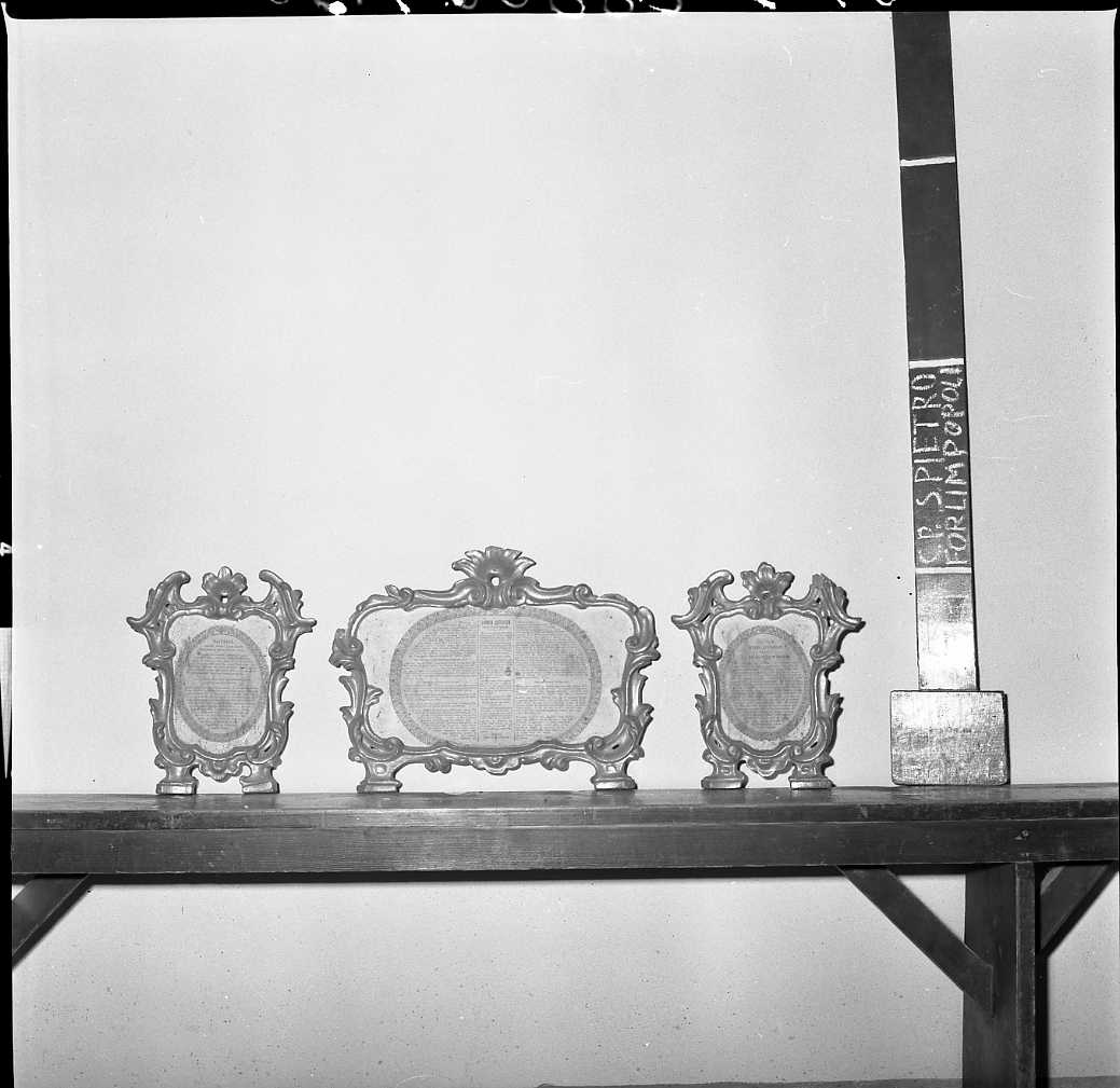 servizio di cartagloria, insieme - bottega Italia centro-settentrionale (seconda metà sec. XVIII)