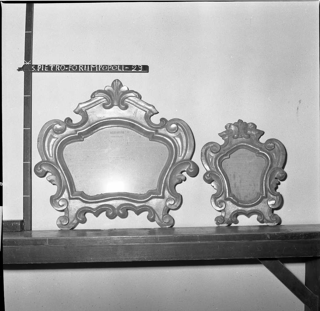 cartagloria, coppia - bottega romagnola (secc. XVIII/ XIX)