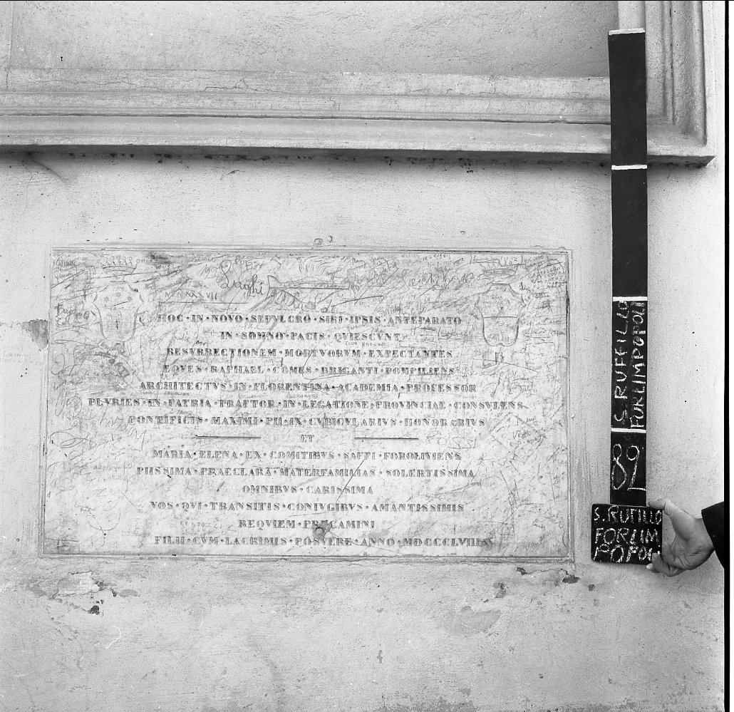 lapide - bottega romagnola (sec. XIX)