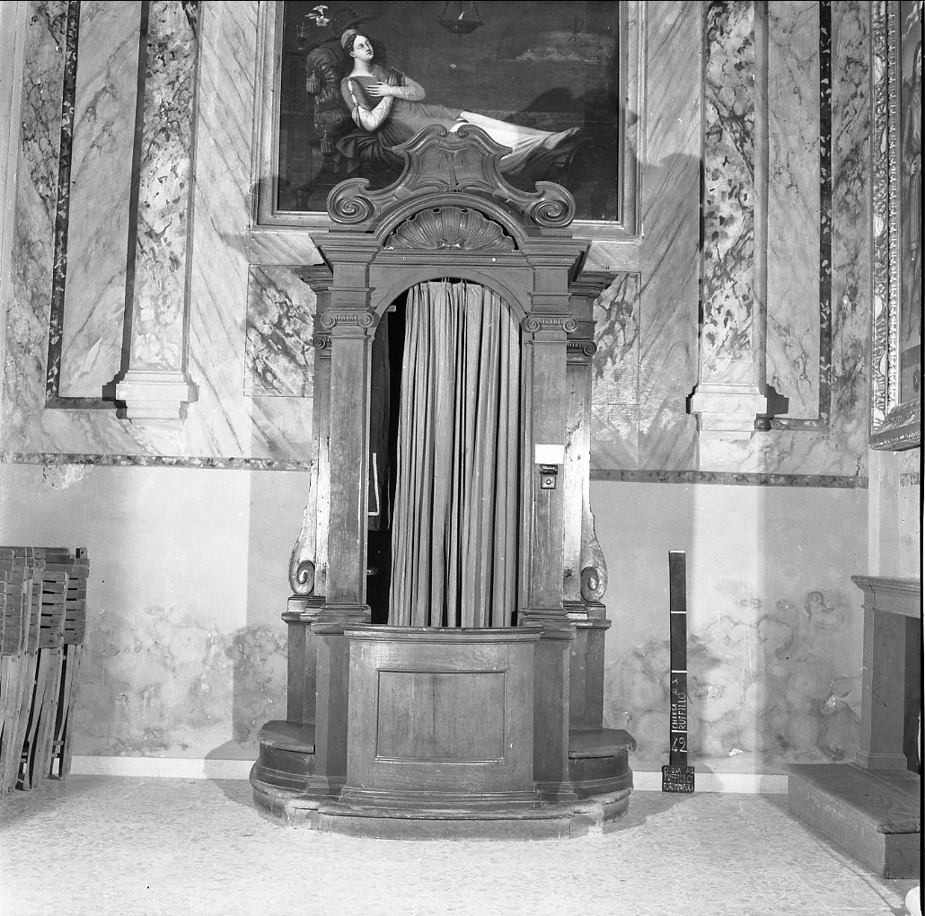 confessionale, serie - bottega romagnola (sec. XVIII)