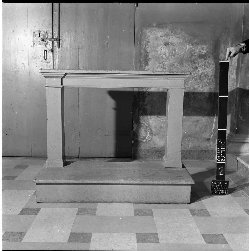 inginocchiatoio - bottega romagnola (sec. XIX)