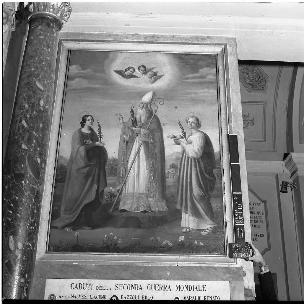 tre santi martiri (dipinto) - ambito romagnolo (secc. XVI/ XVII)