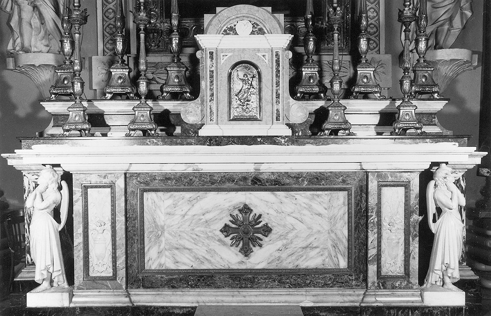 altare maggiore - ambito emiliano (prima metà sec. XIX)
