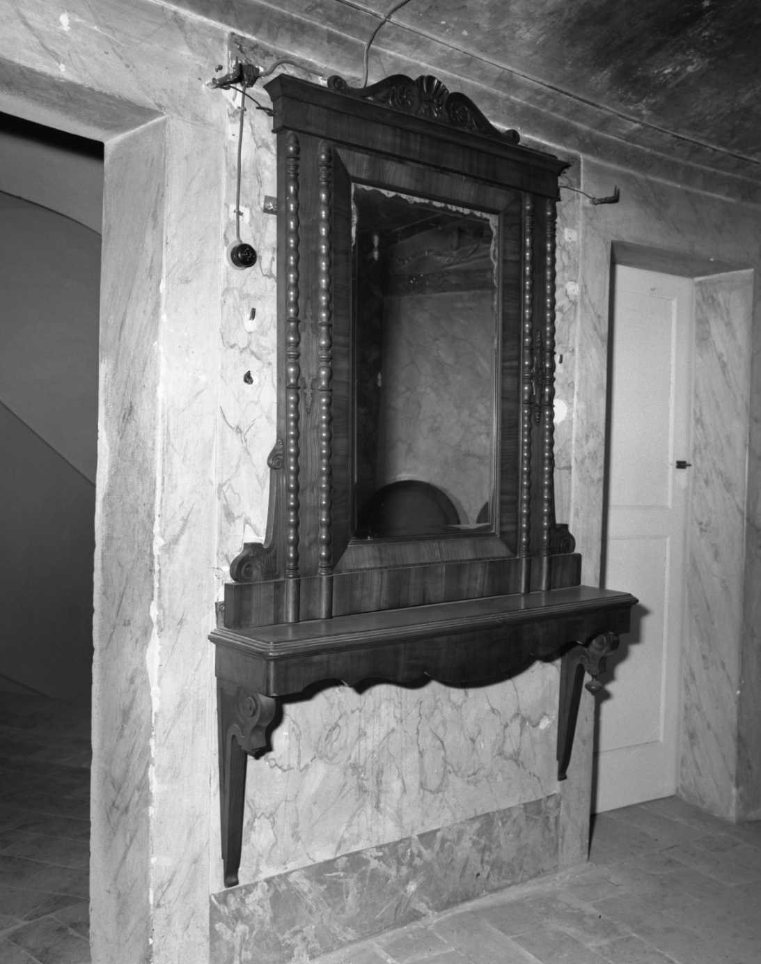 specchiera - bottega romagnola (inizio sec. XX)