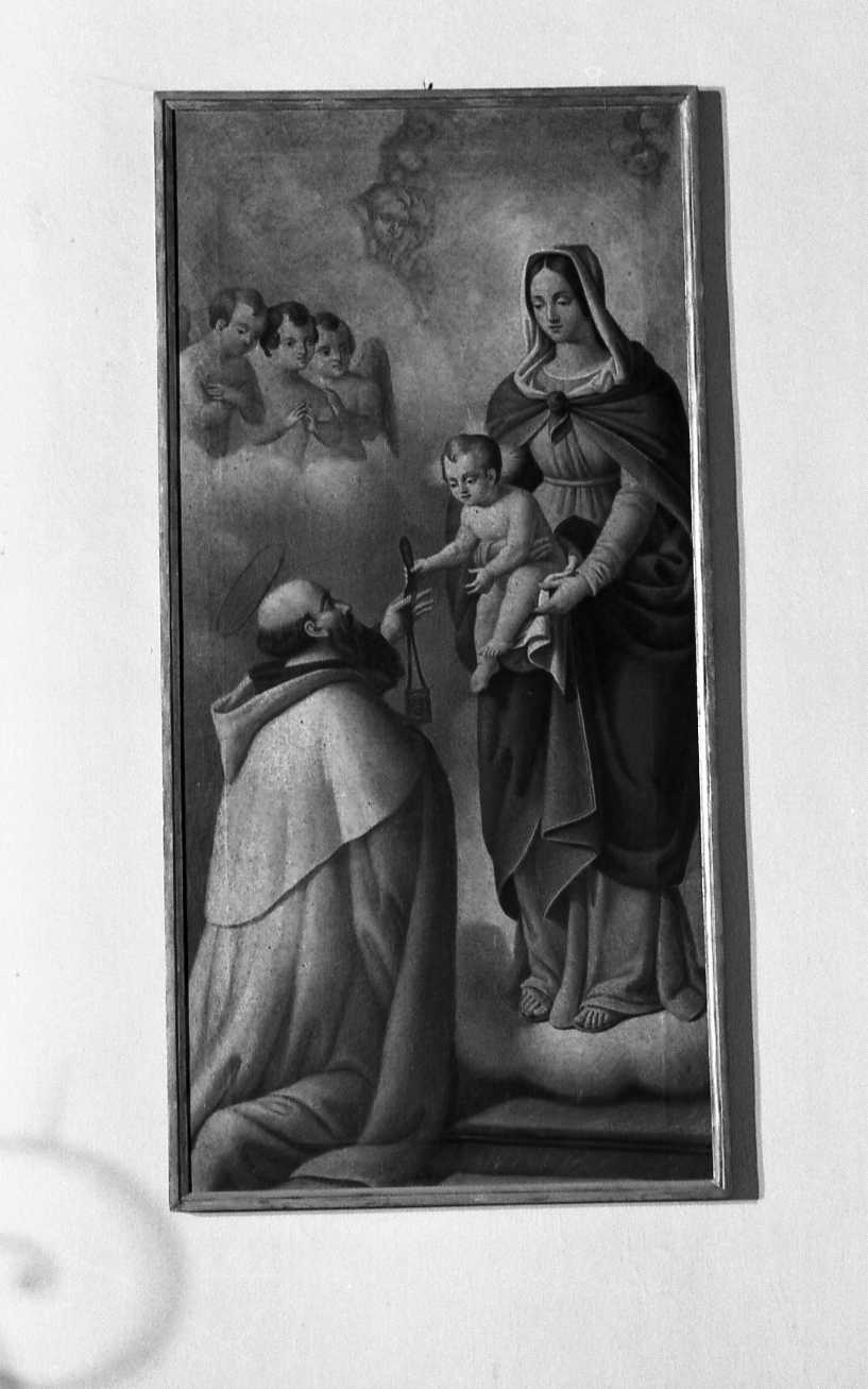 San Simone Stock riceve dalla Madonna lo scapolare (dipinto) - ambito romagnolo (seconda metà sec. XVIII)