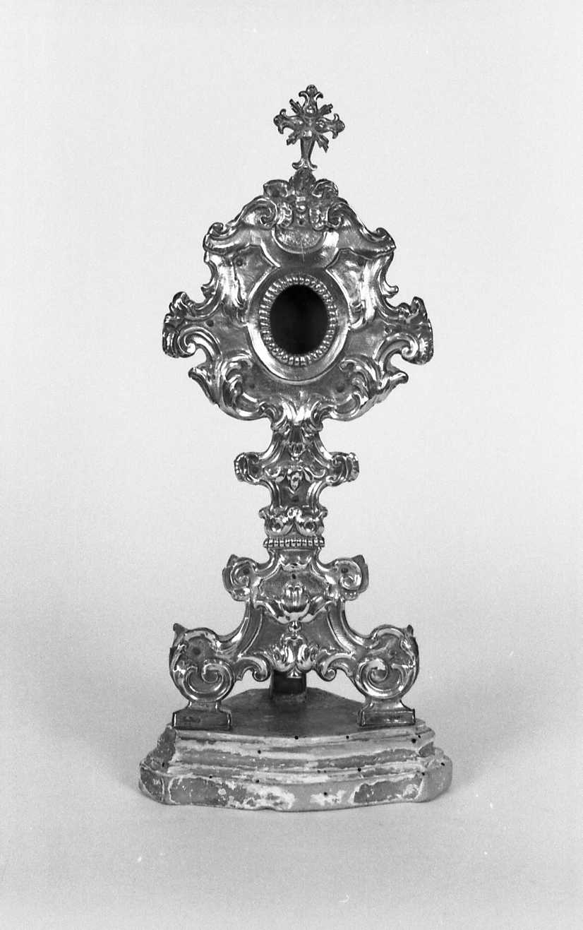 reliquiario - a ostensorio - bottega romagnola (sec. XVIII)