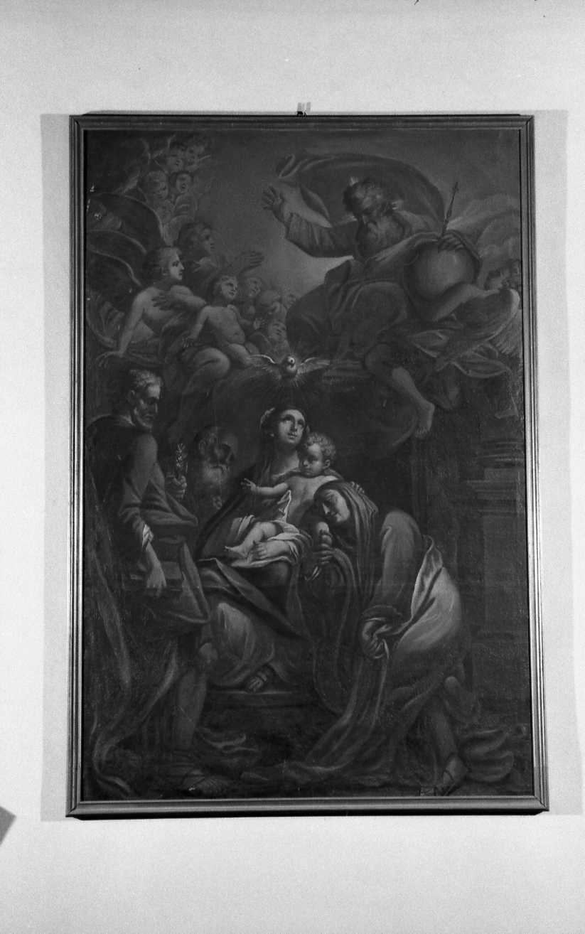 Sacra Famiglia (dipinto) di Milani Giuseppe (sec. XVIII)