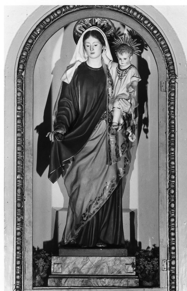 Madonna del Carmelo (statua) - ambito romagnolo (seconda metà sec. XIX)