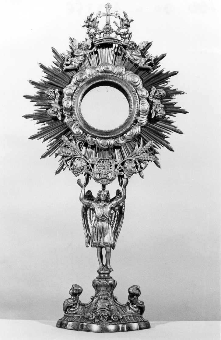 ostensorio - ambito romagnolo (seconda metà sec. XIX)