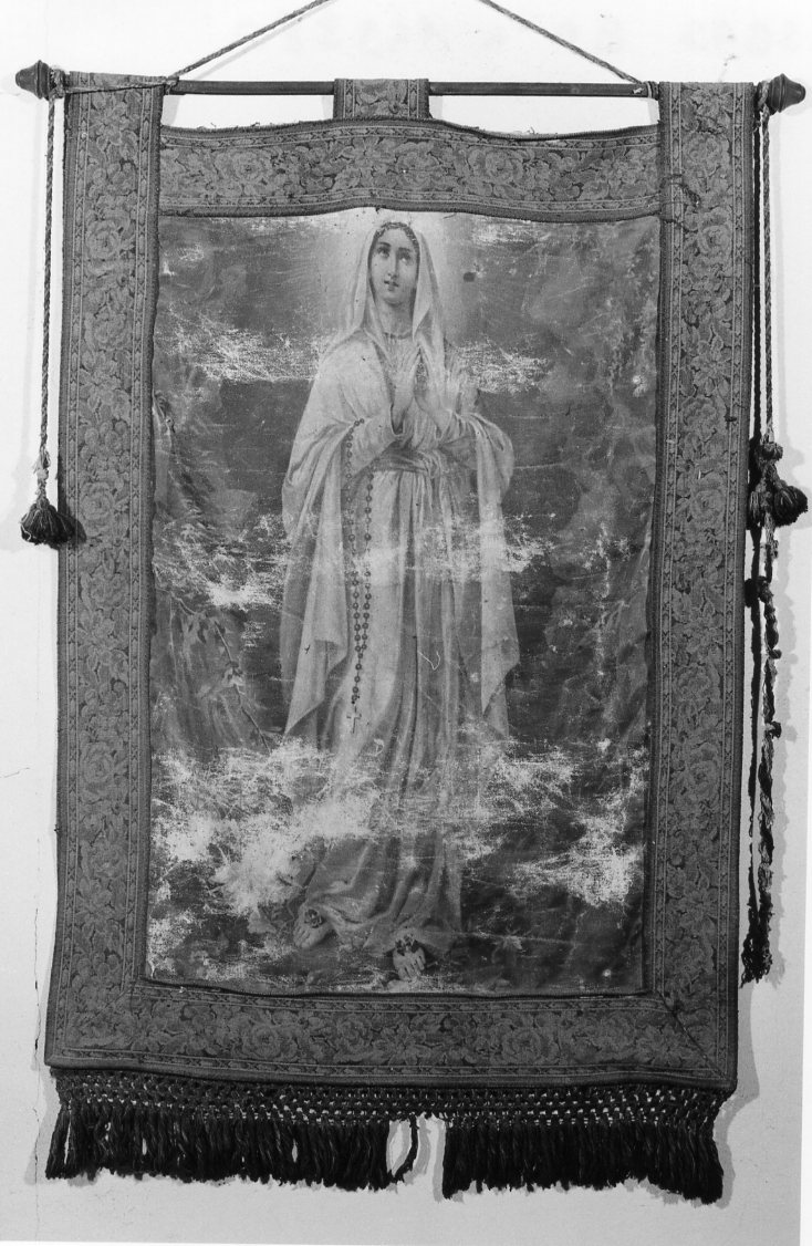 Madonna Immacolata (stendardo processionale) - produzione romagnola (seconda metà sec. XIX)