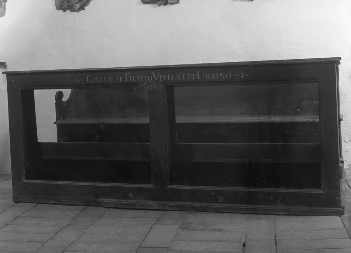 banco da chiesa - manifattura romagnola (sec. XIX)