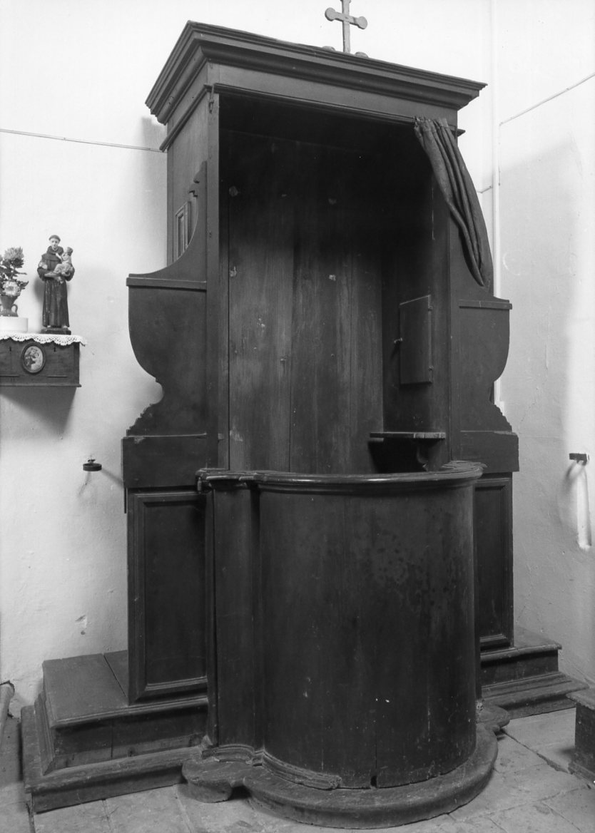 confessionale - manifattura romagnola (prima metà sec. XIX)