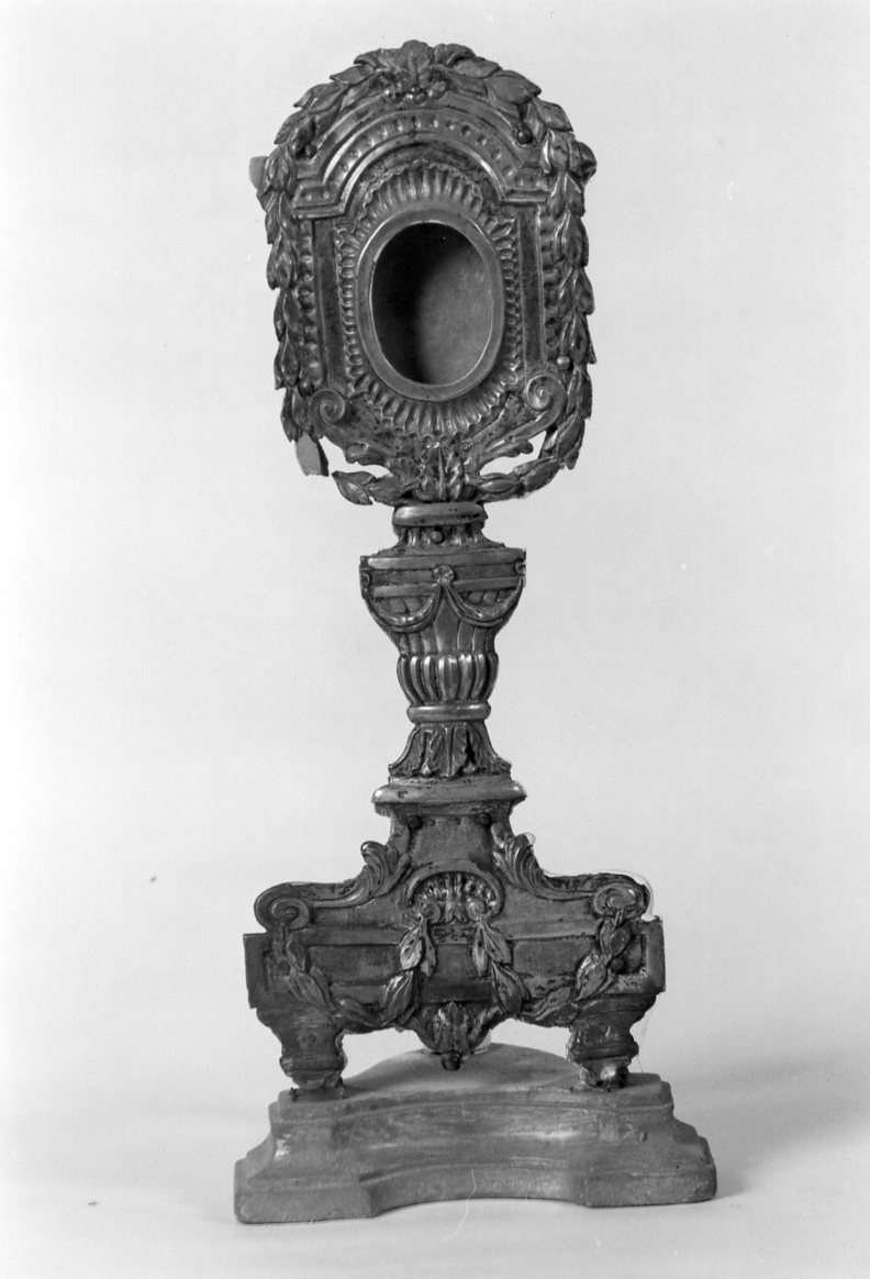 reliquiario - a ostensorio - manifattura romagnola (inizio sec. XIX)