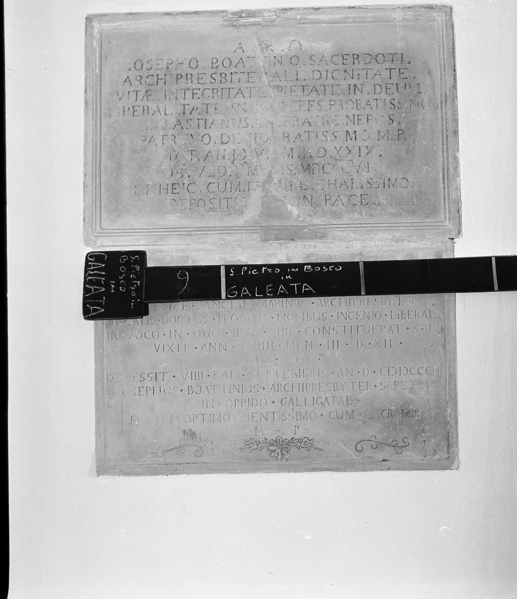 lapide - bottega romagnola (sec. XIX)