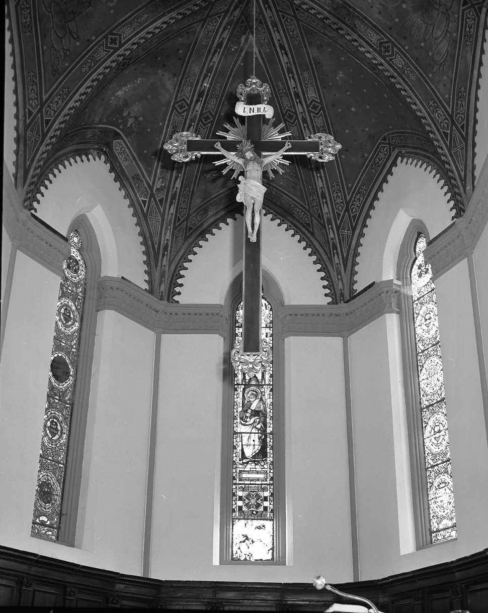 Cristo crocifisso (scultura) - bottega Italia centrale (sec. XVIII)