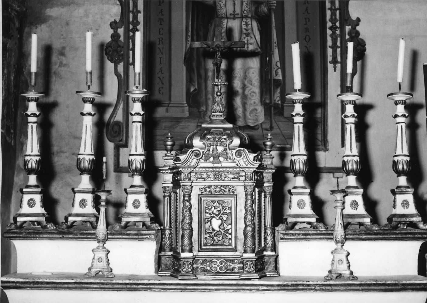 candeliere, serie - bottega romagnola (sec. XVIII)