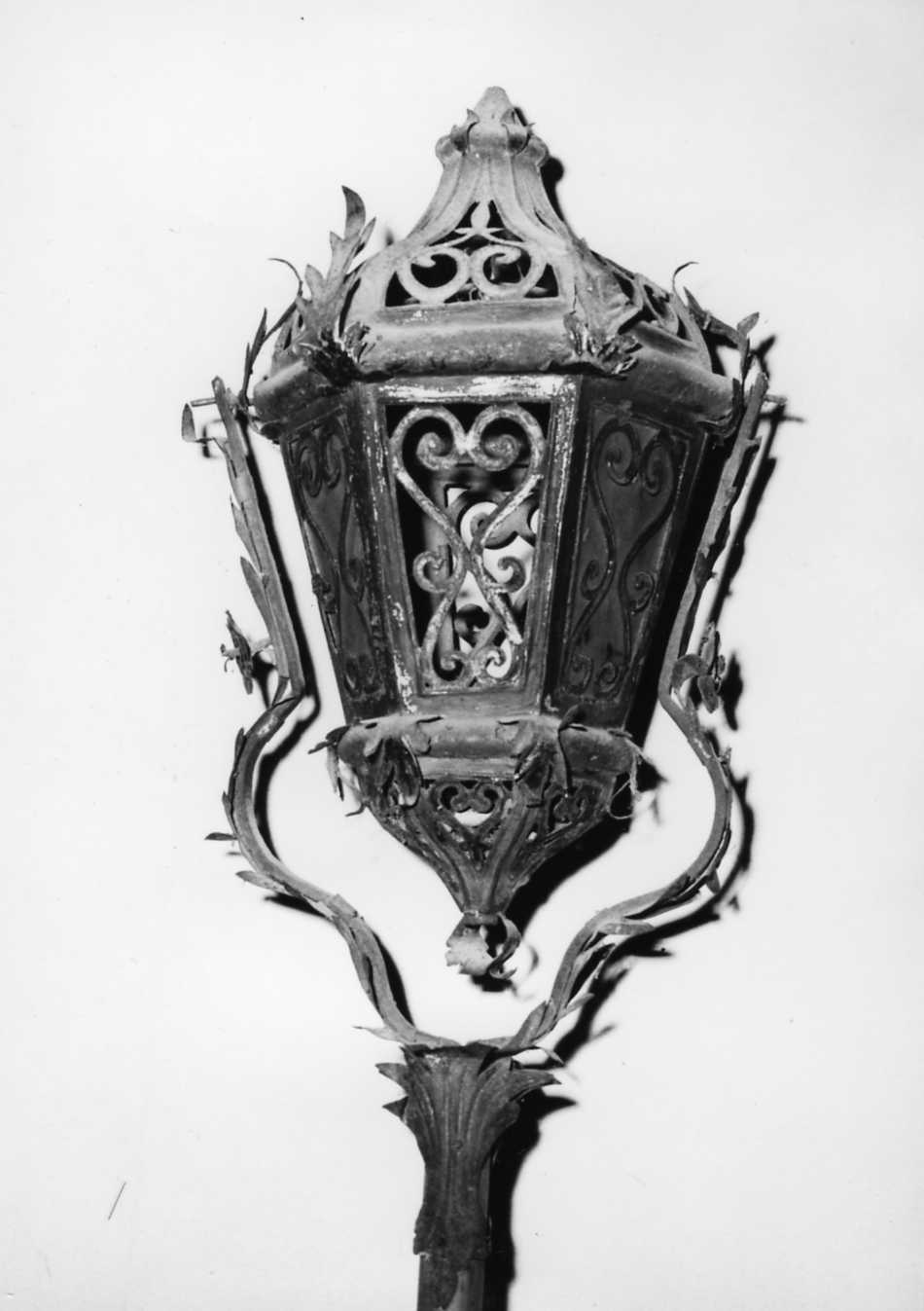 lanterna processionale, serie - bottega romagnola (sec. XVIII)