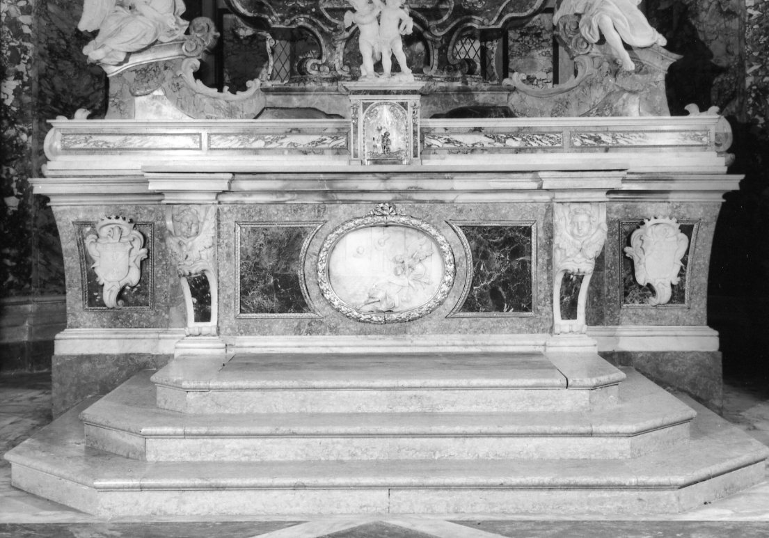 mensa d'altare di Toschini Domenico (sec. XVIII)