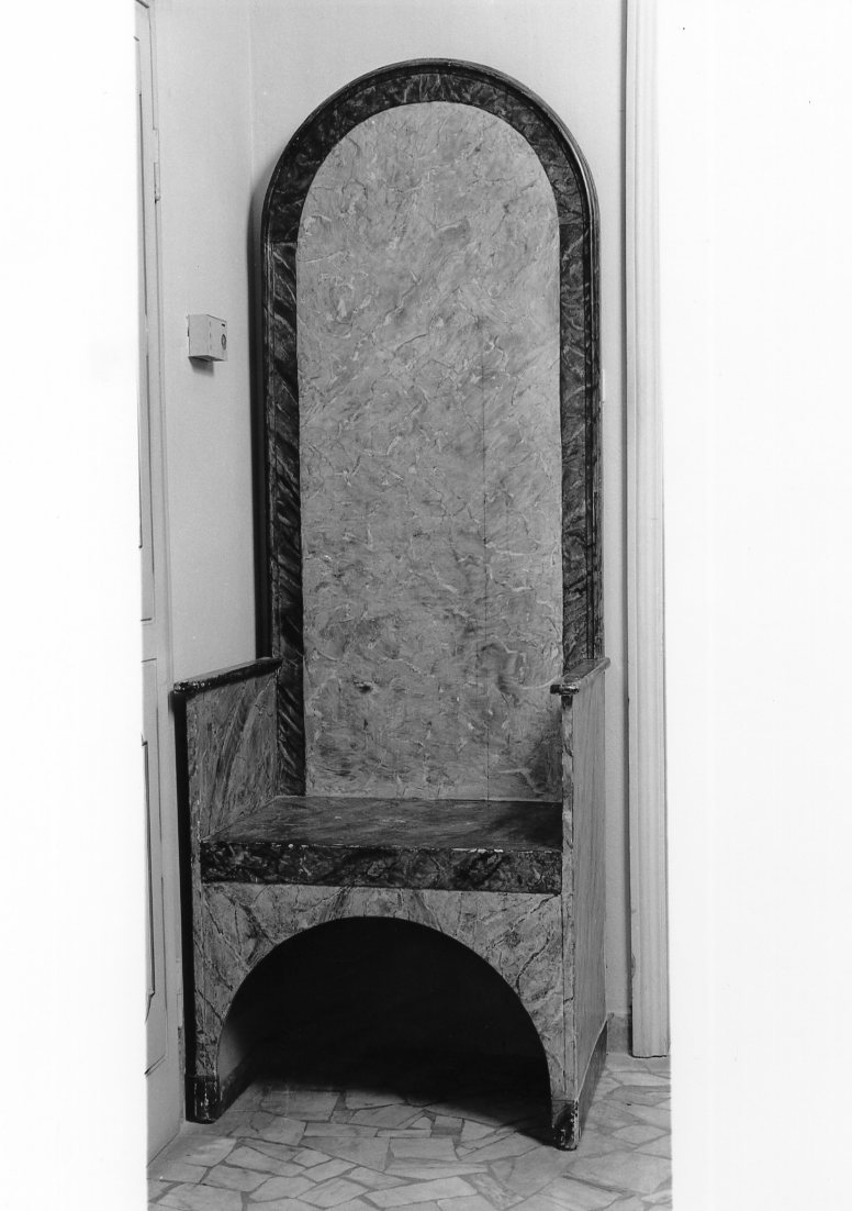 cattedra - manifattura romagnola (fine sec. XIX)