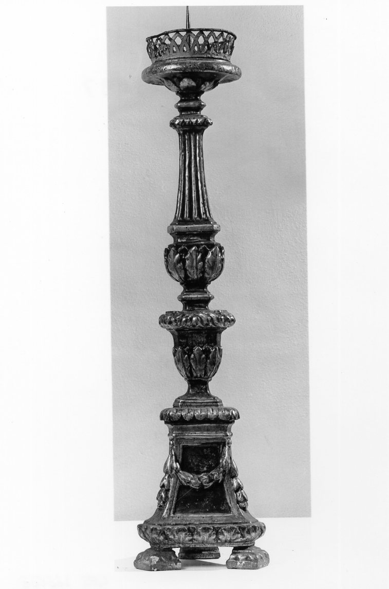 candeliere - manifattura romagnola (primo quarto sec. XIX)