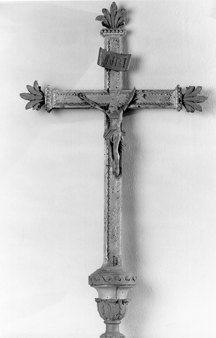 croce processionale - manifattura romagnola (fine/inizio secc. XVII/ XVIII)
