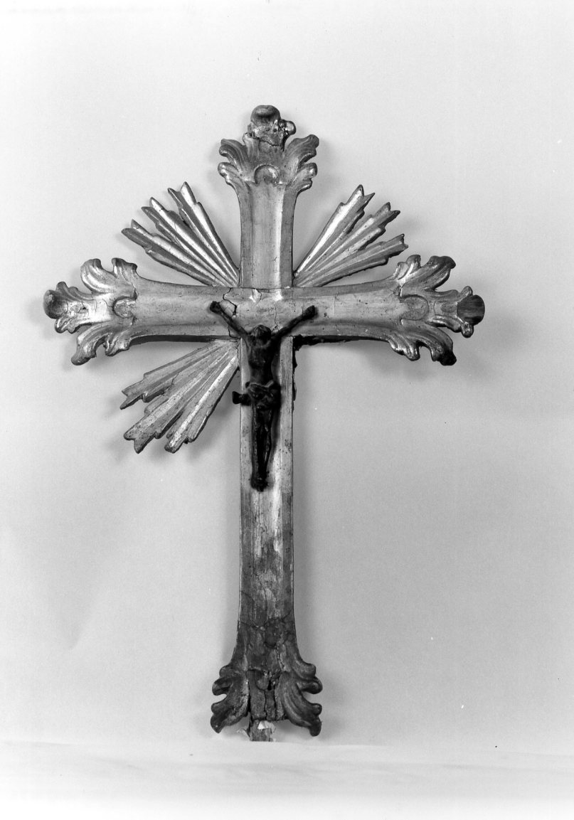 Cristo crocifisso (croce processionale, frammento) - manifattura tosco-romagnola (metà sec. XVIII)