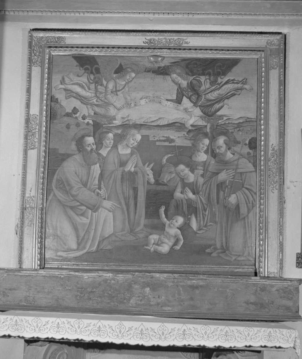 Il Presepe, presepio (dipinto) di Bigordi Domenico detto Domenico Ghirlandaio (scuola) (seconda metà sec. XV)