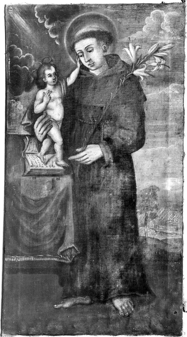 Sant'Antonio da Padova (dipinto) - ambito romagnolo (sec. XIX)