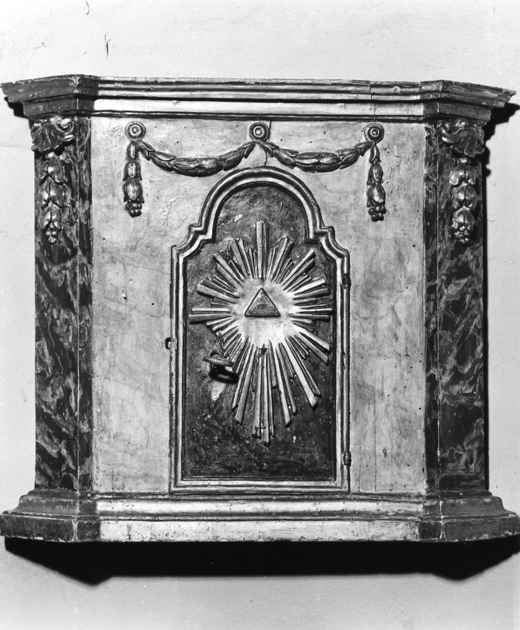 tabernacolo murale - produzione romagnola (prima metà sec. XIX)