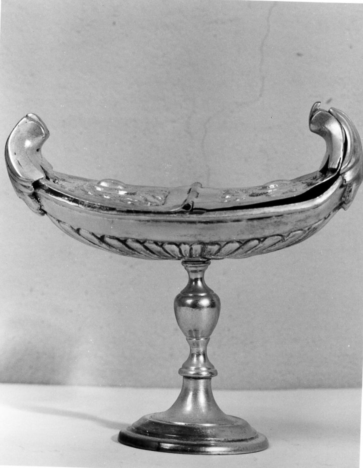 navicella portaincenso - produzione romagnola (seconda metà sec. XIX)