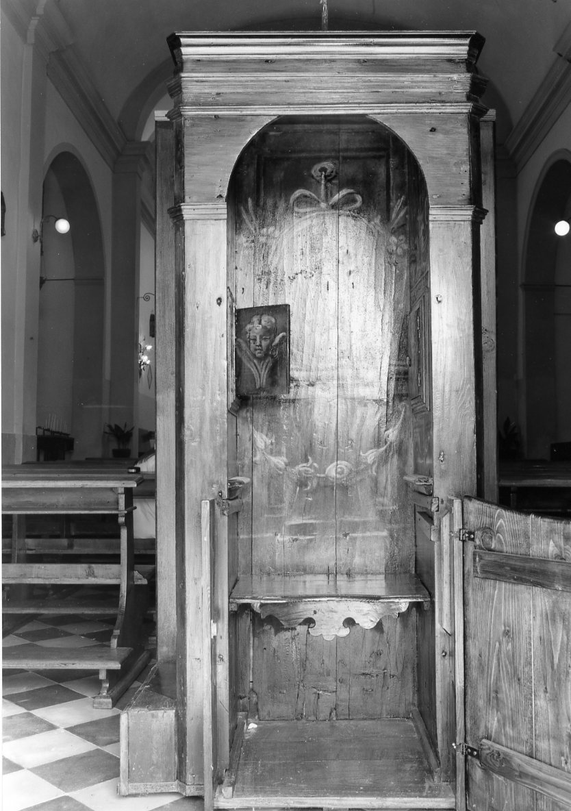 confessionale - manifattura tosco-romagnola (seconda metà sec. XVIII)