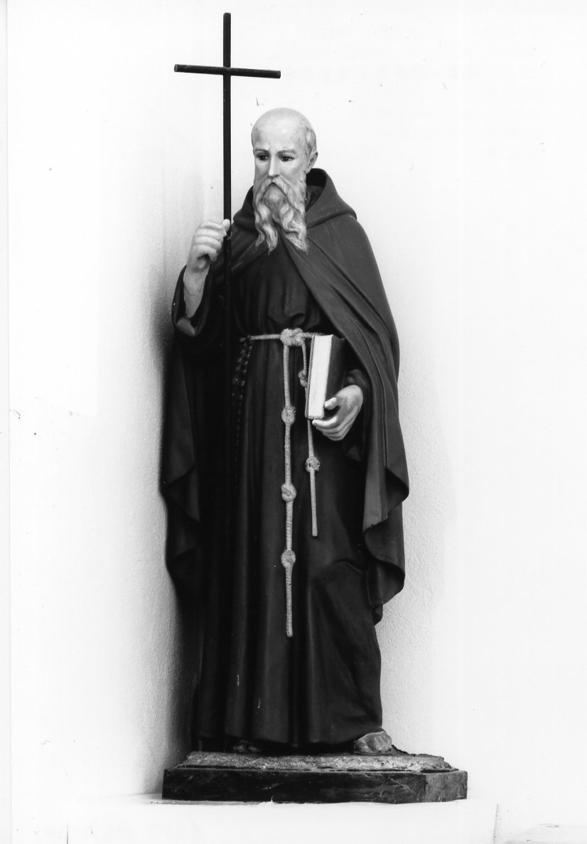 Sant'Antonio Abate (statua) - ambito romagnolo (fine sec. XIX)