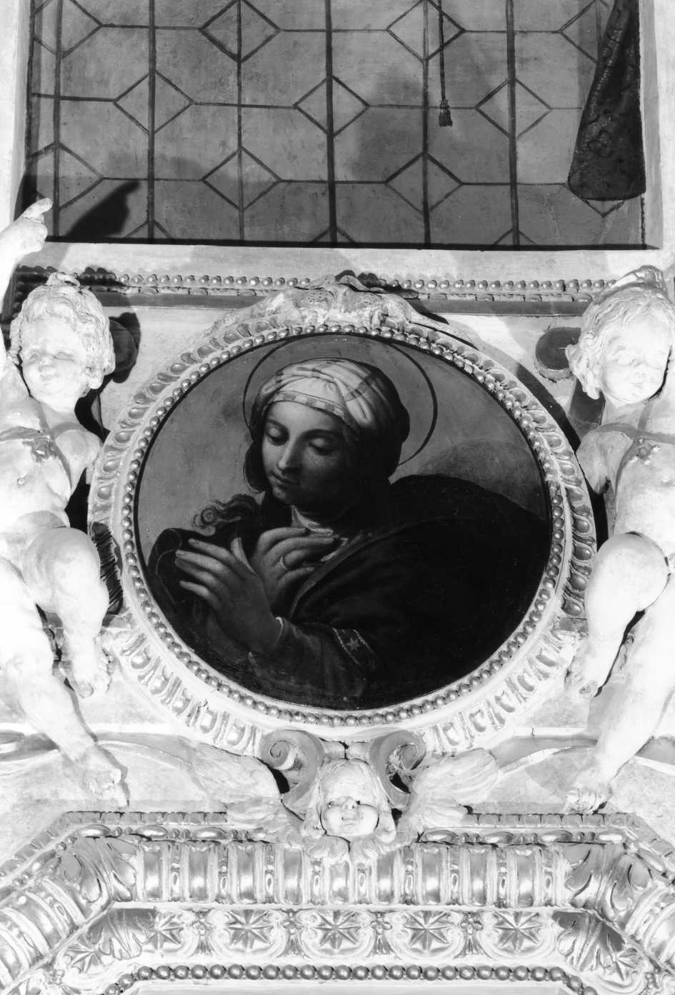 Madonna orante (dipinto) di Fenzoni Ferraù (sec. XVII)