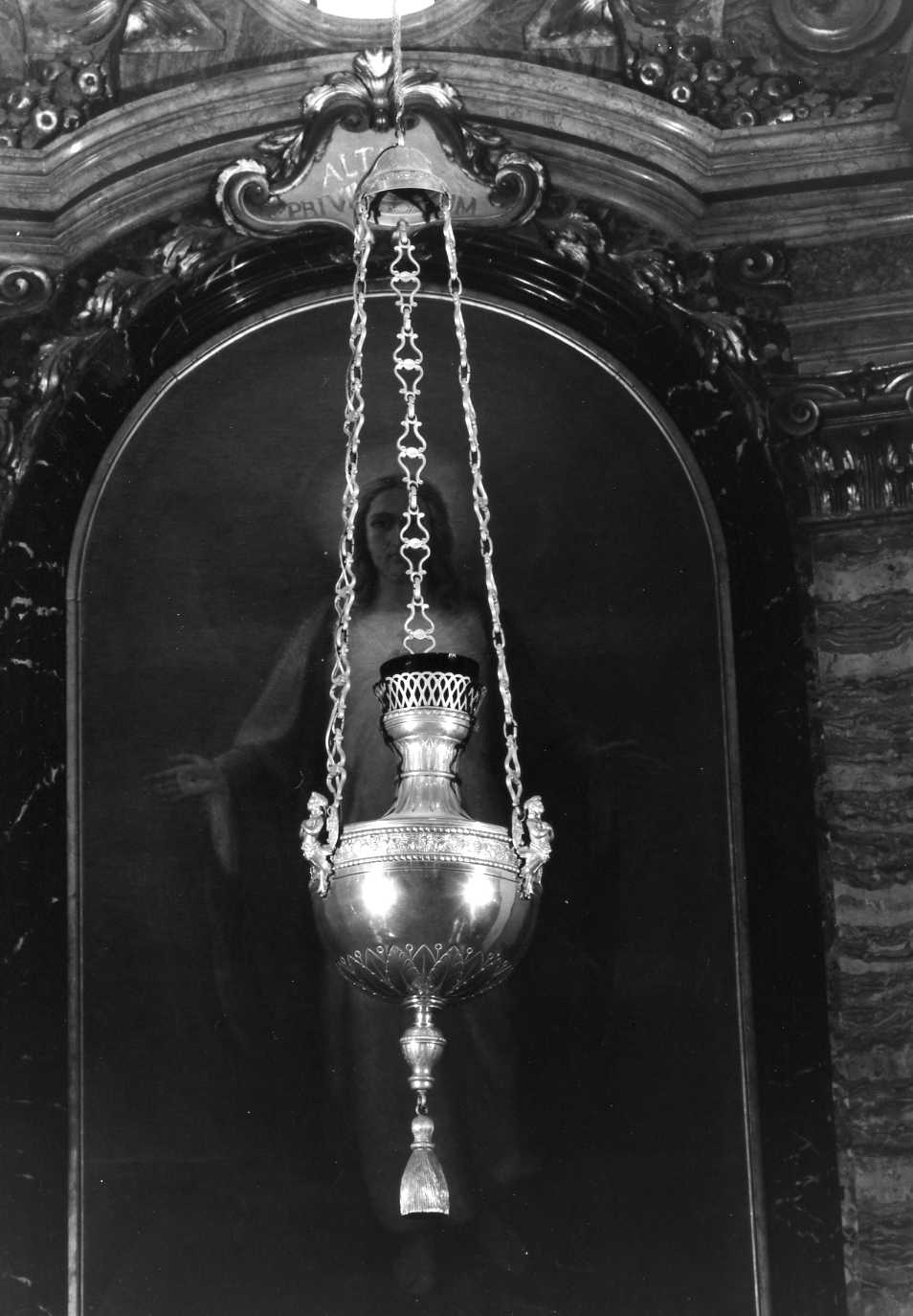 lampada pensile - bottega romagnola (sec. XIX)