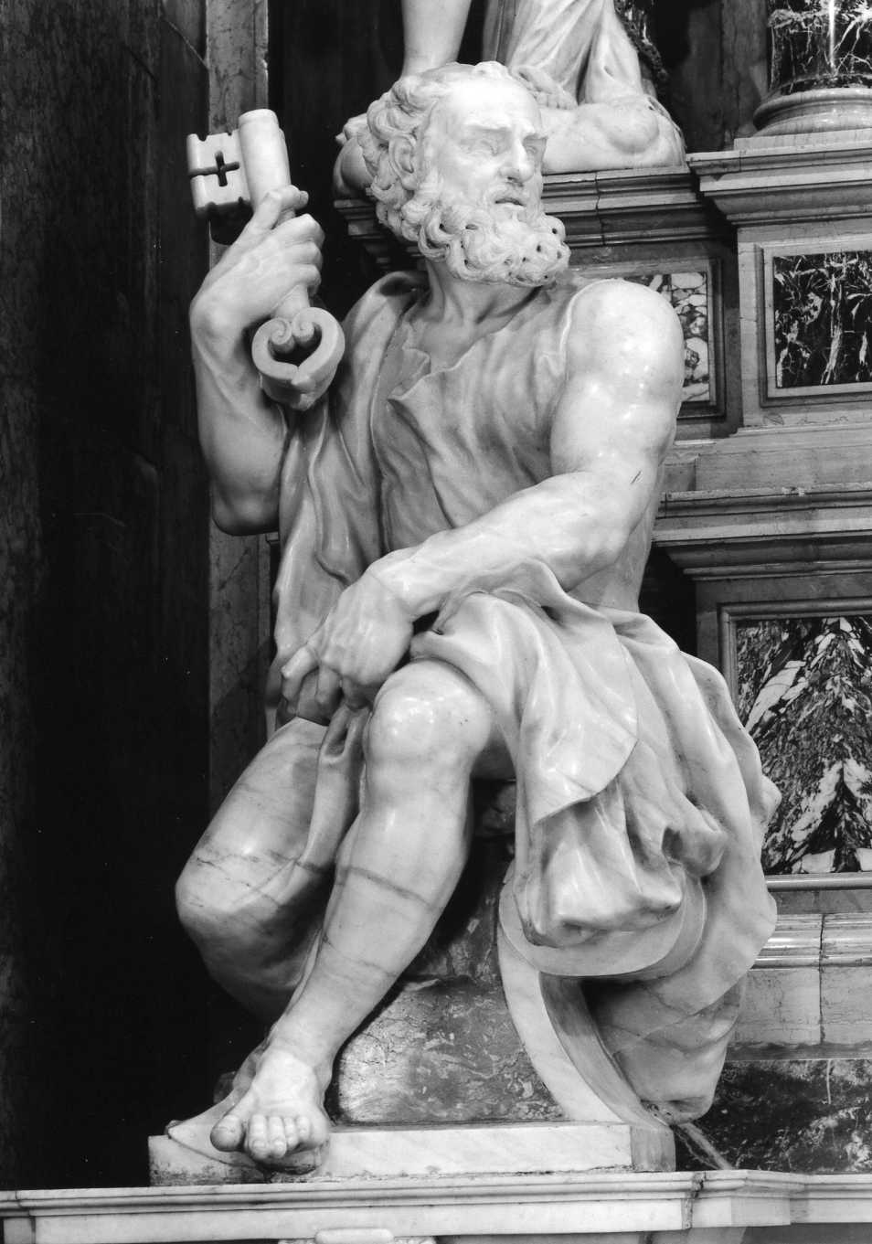 San Pietro/San Paolo (statua) - ambito veneto (sec. XVII)