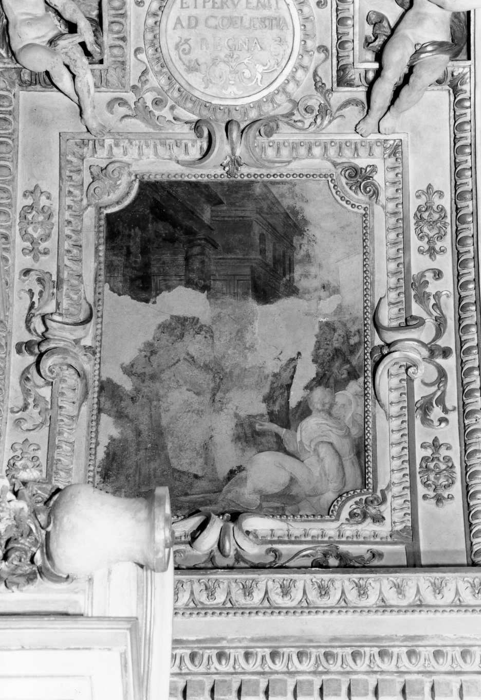 San Savino guarisce una giovane donna (dipinto) di Marini Benedetto, Fenzoni Ferraù (sec. XVII, sec. XX)