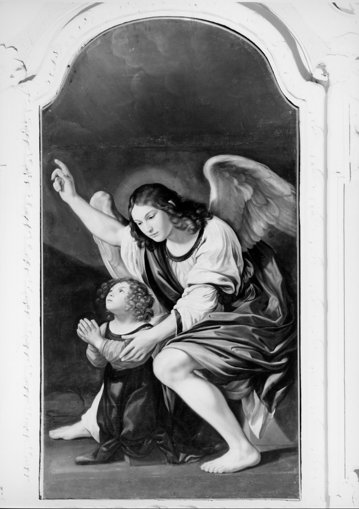 angelo custode (dipinto) di Loves Matteo (sec. XVII)