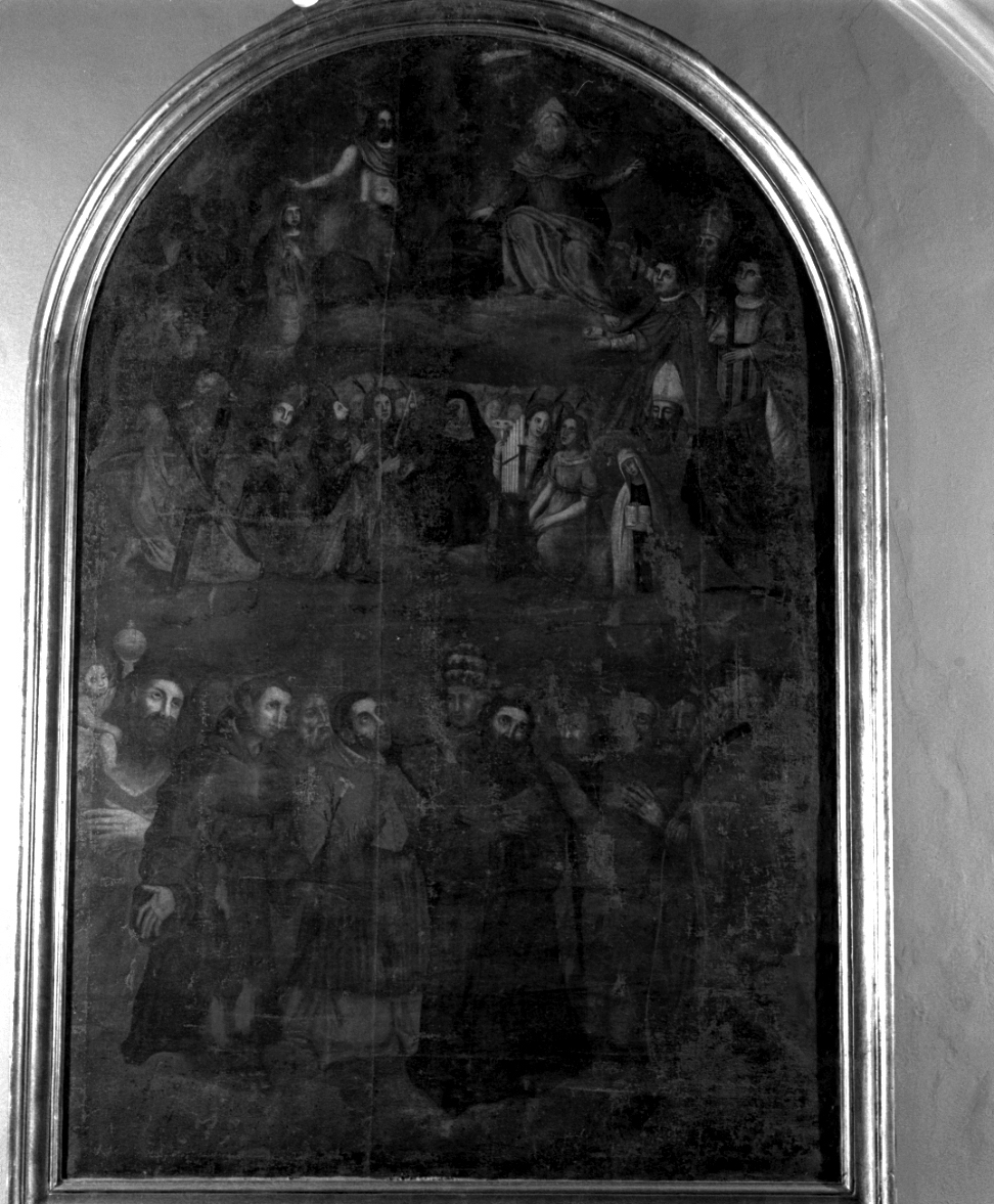 adorazione della Trinità (dipinto) - ambito romagnolo (prima metà sec. XVII)