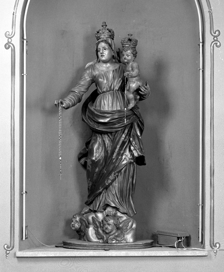 Madonna con Bambino (scultura) - manifattura altoatesina (fine/inizio secc. XIX/ XX)