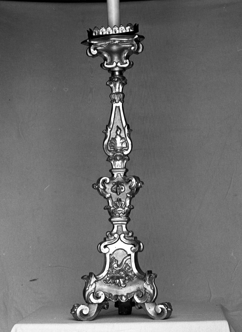 candeliere - manifattura romagnola (fine/inizio secc. XVIII/ XIX)