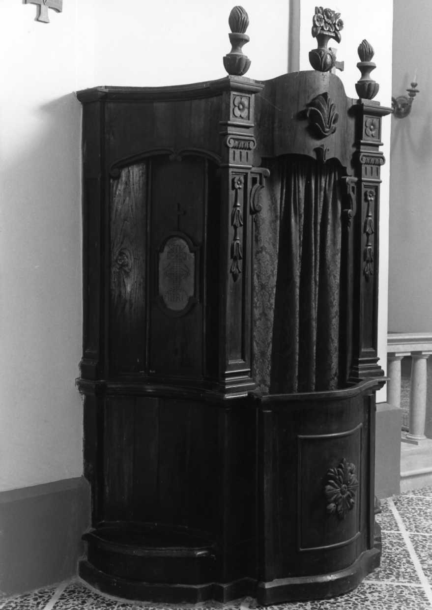 confessionale - manifattura emiliana (seconda metà sec. XVIII)