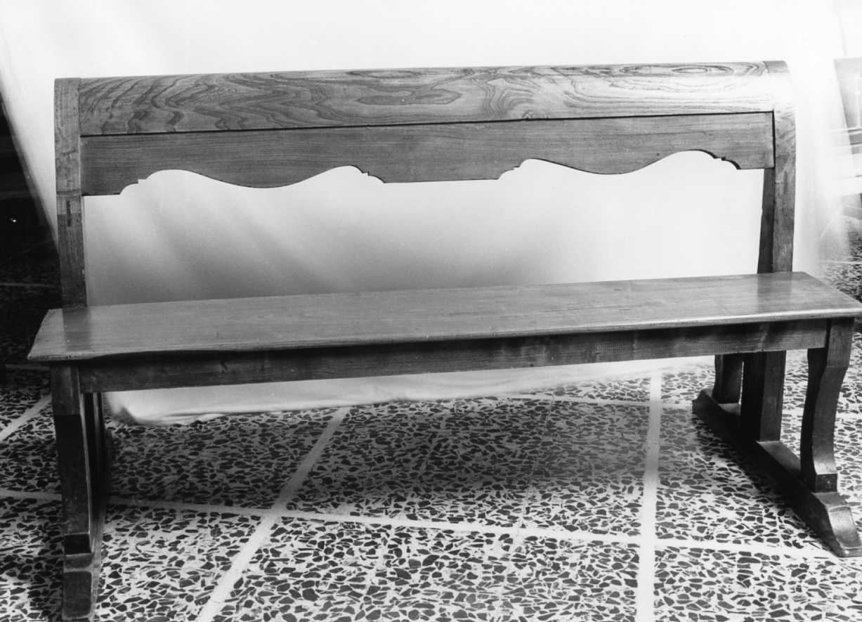 banco da chiesa - manifattura romagnola (prima metà sec. XIX)