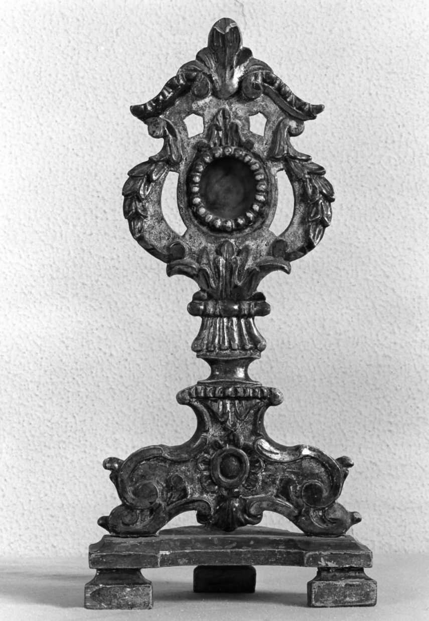 reliquiario - a ostensorio - manifattura romagnola (sec. XVIII)