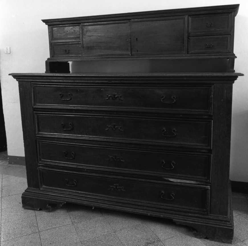 credenza con alzata - manifattura romagnola (prima metà sec. XIX)