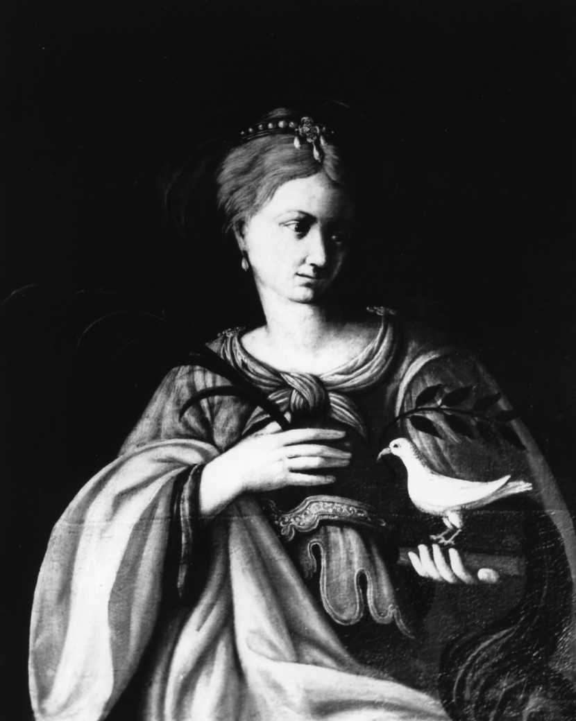 Santa martire (dipinto) di Guerrieri Giovanni Francesco (prima metà sec. XVII)