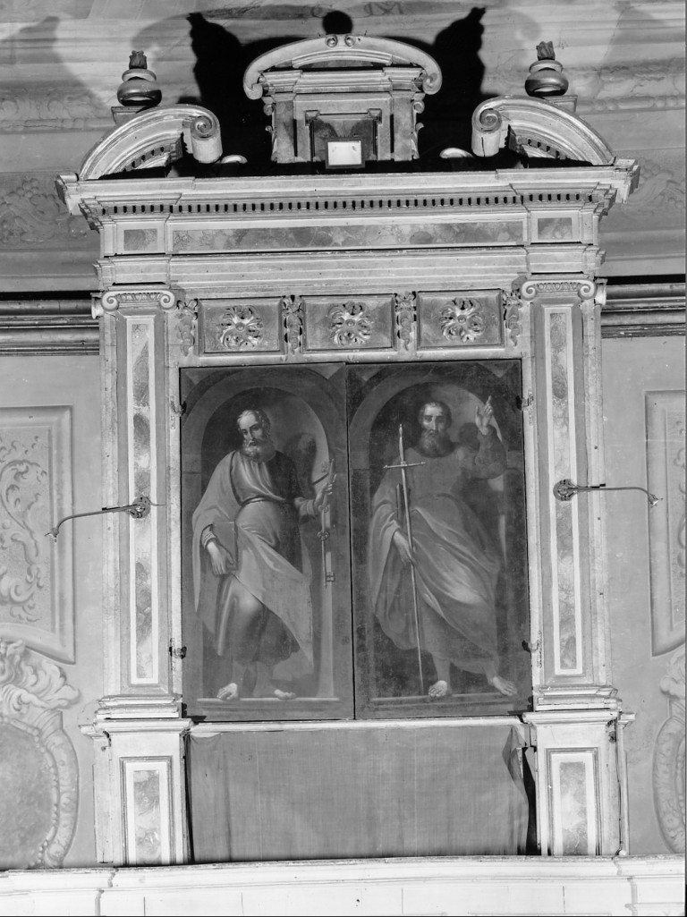 cassa d'organo, insieme di Foschini Antonio (attribuito) (seconda metà sec. XVIII)