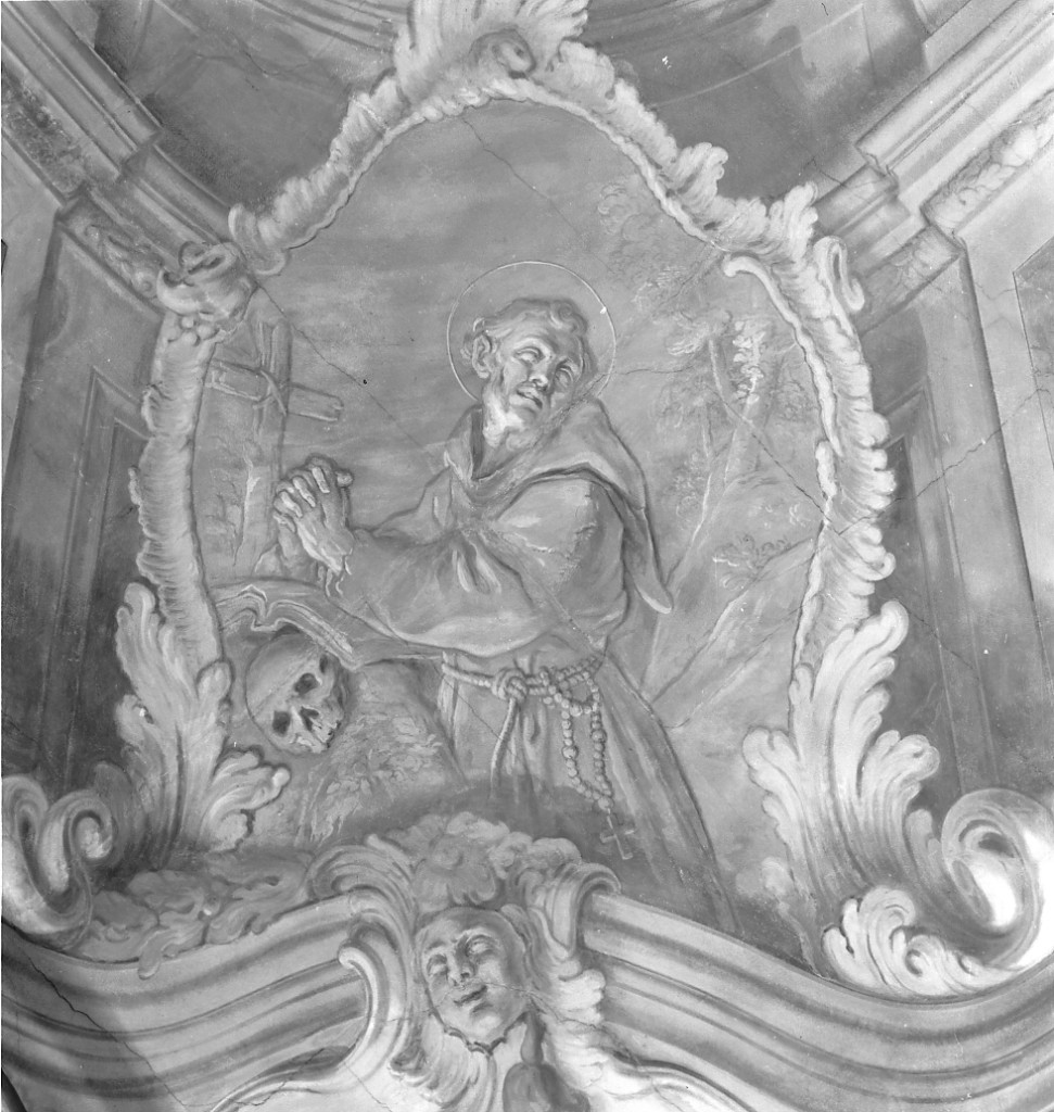 Santa Caterina Vigri in gloria (dipinto, insieme) di Ghedini Giuseppe Antonio, Goti Maurelio (sec. XVIII)