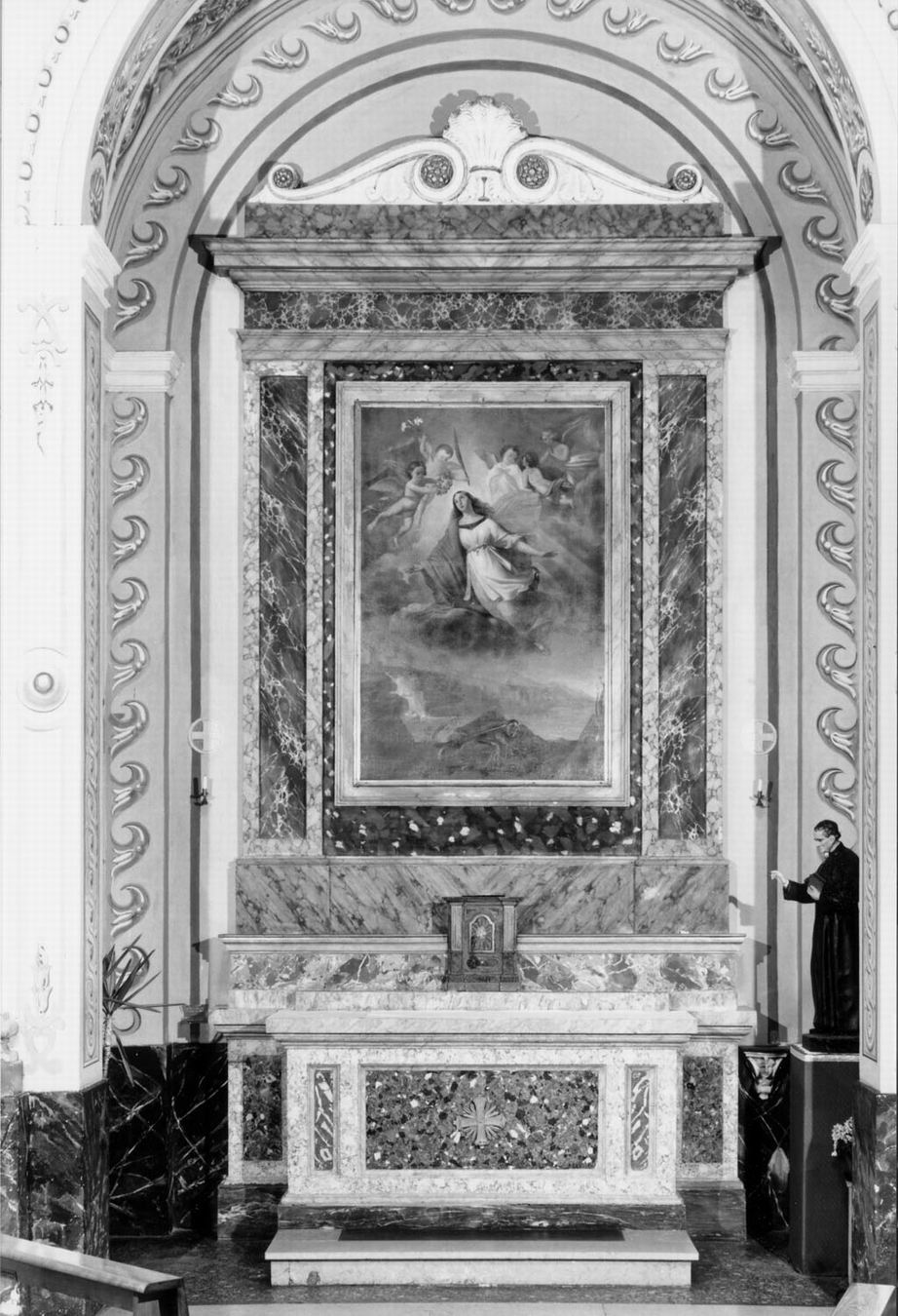 altare - manifattura bolognese (ultimo quarto sec. XIX)