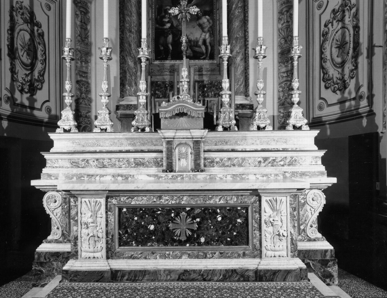 altare - manifattura emiliana (ultimo quarto sec. XIX)